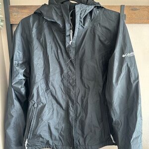 Columbia Black Omni-Tech Waterproof Jacket